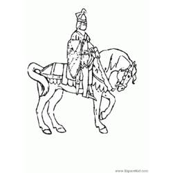 Coloring page: Knight (Characters) #86972 - Free Printable Coloring Pages