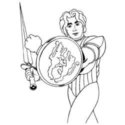 Coloring page: Knight (Characters) #86984 - Free Printable Coloring Pages