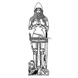 Coloring page: Knight (Characters) #86995 - Free Printable Coloring Pages