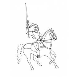 Coloring page: Knight (Characters) #87018 - Free Printable Coloring Pages