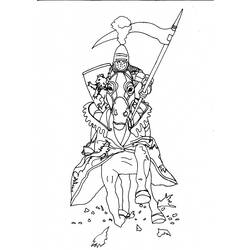 Coloring page: Knight (Characters) #87021 - Free Printable Coloring Pages