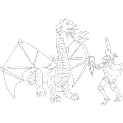 Coloring page: Knight (Characters) #87040 - Free Printable Coloring Pages