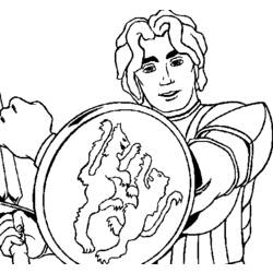 Coloring page: Knight (Characters) #87049 - Free Printable Coloring Pages