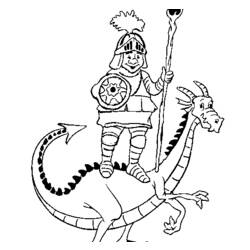 Coloring page: Knight (Characters) #87067 - Free Printable Coloring Pages