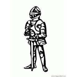 Coloring page: Knight (Characters) #87068 - Free Printable Coloring Pages