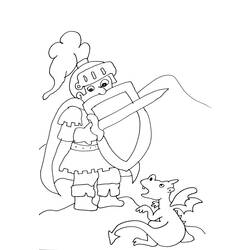 Coloring page: Knight (Characters) #87071 - Free Printable Coloring Pages
