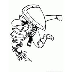 Coloring page: Knight (Characters) #87116 - Free Printable Coloring Pages
