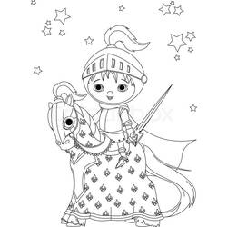 Coloring page: Knight (Characters) #87179 - Free Printable Coloring Pages