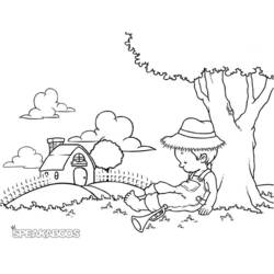 Coloring page: Little Boy (Characters) #97357 - Printable coloring pages