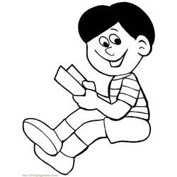 Coloring page: Little Boy (Characters) #97367 - Free Printable Coloring Pages