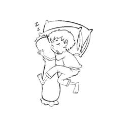 Coloring page: Little Boy (Characters) #97375 - Free Printable Coloring Pages
