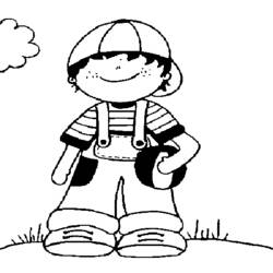 Coloring page: Little Boy (Characters) #97377 - Printable coloring pages