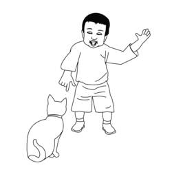 Coloring page: Little Boy (Characters) #97387 - Free Printable Coloring Pages