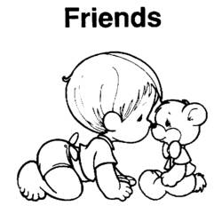 Coloring page: Little Boy (Characters) #97450 - Free Printable Coloring Pages
