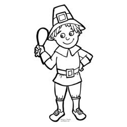 Coloring page: Little Boy (Characters) #97463 - Free Printable Coloring Pages