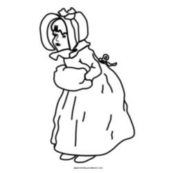 Coloring page: Little Girl (Characters) #96501 - Free Printable Coloring Pages