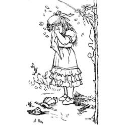 Coloring page: Little Girl (Characters) #96505 - Free Printable Coloring Pages