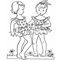 Coloring page: Little Girl (Characters) #96534 - Free Printable Coloring Pages