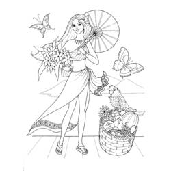 Coloring page: Little Girl (Characters) #96540 - Free Printable Coloring Pages