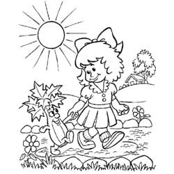 Coloring page: Little Girl (Characters) #96549 - Free Printable Coloring Pages