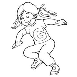 Coloring page: Little Girl (Characters) #96558 - Free Printable Coloring Pages