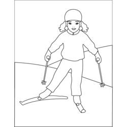 Coloring page: Little Girl (Characters) #96574 - Free Printable Coloring Pages
