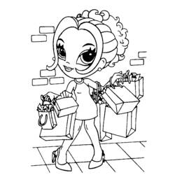 Coloring page: Little Girl (Characters) #96601 - Free Printable Coloring Pages