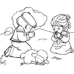 Coloring page: Little Girl (Characters) #96617 - Free Printable Coloring Pages
