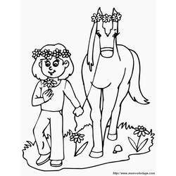 Coloring page: Little Girl (Characters) #96630 - Free Printable Coloring Pages