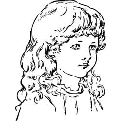 Coloring page: Little Girl (Characters) #96642 - Free Printable Coloring Pages