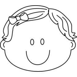 Coloring page: Little Girl (Characters) #96654 - Free Printable Coloring Pages