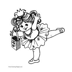 Coloring page: Little Girl (Characters) #96655 - Free Printable Coloring Pages