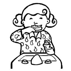 Coloring page: Little Girl (Characters) #96669 - Free Printable Coloring Pages