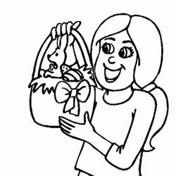 Coloring page: Little Girl (Characters) #96705 - Free Printable Coloring Pages