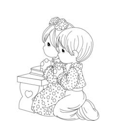 Coloring page: Little Girl (Characters) #96736 - Free Printable Coloring Pages