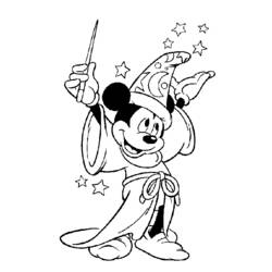 Coloring page: Magician (Characters) #100700 - Printable coloring pages