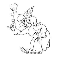Coloring page: Magician (Characters) #100718 - Free Printable Coloring Pages