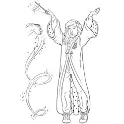Coloring page: Magician (Characters) #100787 - Free Printable Coloring Pages