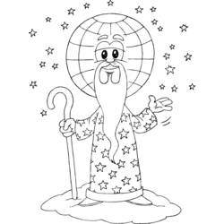 Coloring page: Magician (Characters) #100864 - Free Printable Coloring Pages