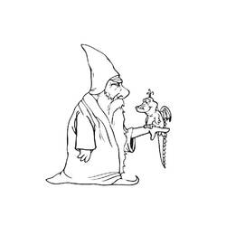Coloring page: Magician (Characters) #100904 - Free Printable Coloring Pages