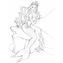 Coloring page: Mermaid (Characters) #147159 - Free Printable Coloring Pages