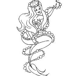 Coloring page: Mermaid (Characters) #147163 - Free Printable Coloring Pages