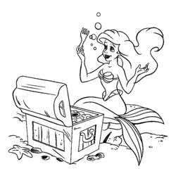 Coloring page: Mermaid (Characters) #147170 - Free Printable Coloring Pages