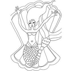Coloring page: Mermaid (Characters) #147171 - Free Printable Coloring Pages
