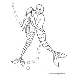 Coloring page: Mermaid (Characters) #147174 - Printable coloring pages