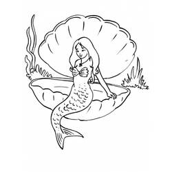 Coloring page: Mermaid (Characters) #147178 - Printable coloring pages