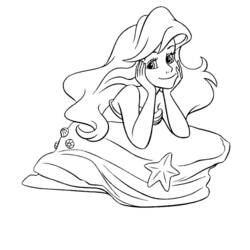 Coloring page: Mermaid (Characters) #147181 - Free Printable Coloring Pages