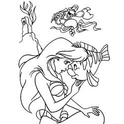 Coloring page: Mermaid (Characters) #147200 - Free Printable Coloring Pages