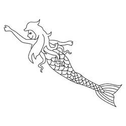 Coloring page: Mermaid (Characters) #147207 - Free Printable Coloring Pages