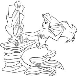 Coloring page: Mermaid (Characters) #147212 - Free Printable Coloring Pages